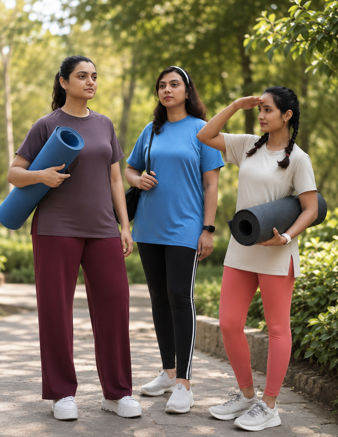 Editorial activewear hero image